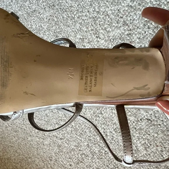 Bandolino Taupe Strappy Heels - Picture 8 of 8